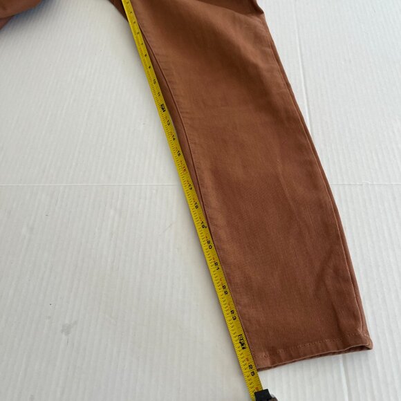 L'AGENCE Sz 30 Micro Boot Stretch Leather Look Coated Denim Skinny Jeans Pants - Picture 8 of 10